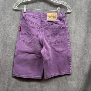 90s denim shorts jorts purple women’s 10 union Bay vintage
